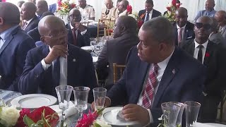 Haiti PM Garry Conille and new cabinet meet with former government ministers [upl. by Burl]