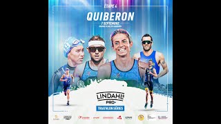 Live D1 hommes  Lindahls Pro Triathlon Séries de Quiberon [upl. by Asilegna]