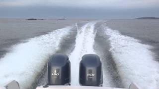 Twin 2015 Yamaha 150hp Outboards [upl. by Tarra]