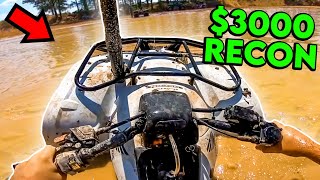 CHEAP FOURWHEELER TAKES OVER MUD BASH [upl. by Yelkao915]