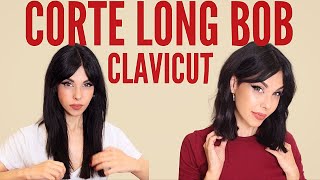 🔴 CORTE DE PELO RECTO EN CASA  LONG BOB RECTO  CLAVICUT 2024 [upl. by Bertle]