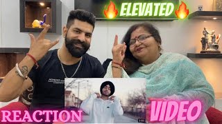 REACTION WITH MOM  Shubh  Elevated Official Music Video rishisworld3316 2022 Reaction video [upl. by Nyliram]