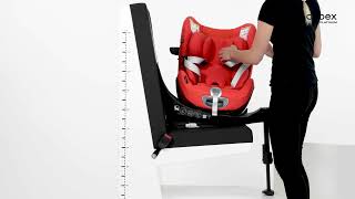 How to Take out the Newborn Inlay I Sirona Z2 iSize Car Seat I CYBEX [upl. by Aurelio]