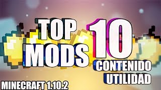 TOP 10 MODS para MINECRAFT 1102  MEJOR CONTENIDO amp UTILIDAD  REVIEW [upl. by Annet]