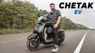 I Tried BAJAJ CHETAK  EV Model [upl. by Acinoed]