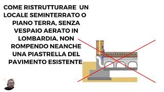 Ristrutturazione Senza Vespaio Aerato [upl. by Adnauqal213]