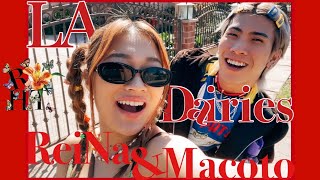 【VLOG】久々の海外エンジョイしすぎて素材足りてません  LA Diaries  ReiNa amp Macoto [upl. by Ai47]