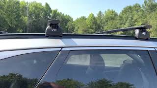 Roof Racks 2022 Hyundai Tucson Limited [upl. by Nyved]