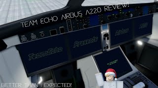 Echo Premium Airbus A220100 Review [upl. by Anelrad]