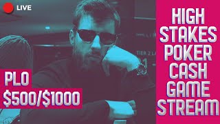 5001000 Action BIEDERMEIR  limitless  katya18  borntotilt High Stakes Poker Cash Game [upl. by Jody319]