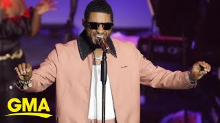 How Usher is preparing for Super Bowl halftime show [upl. by Etyam]