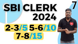 SBI CLERK 2024 EXAM  Timings to Solve [upl. by Nichy]