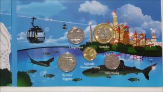 Singapore Attractions Uncirculated Coin Set Singapore Mint [upl. by Clementis773]