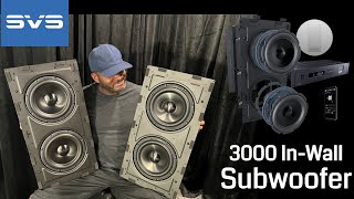 SVS 3000 InWall Subwoofer  Unboxing Overview and Initial Impressions [upl. by Kong859]