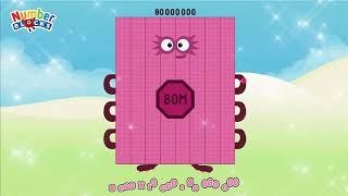 MULTIPLICATION NUMBERBLOCKS 1K10K x 10000 BIG NUMBERS  MULTIPLYING GIANT NUMBERS ColorArtid [upl. by Fielding]