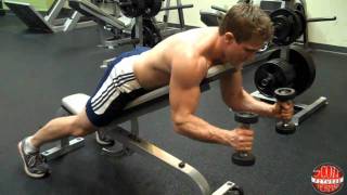 How To Incline Dumbbell W Raise [upl. by Schaab]