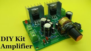 Building a stereo audio amplifier  TDA2030 [upl. by Ashien]