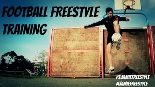 Jamie MacDonald  Football Freestyle Training [upl. by Martell355]