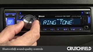 Alpine CDE133BT CD Receiver Display and Controls Demo  Crutchfield Video [upl. by Allistir]