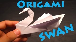 How to Make an Origami Swan Intermediate  Robs World [upl. by Roldan]