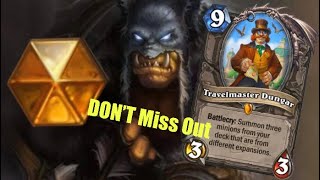 There new Travelmaster Dungar Hunter Deck out now Hearthstone decklist and gameplay [upl. by Olimac]