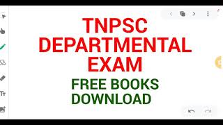 TNPSC DEPARTMENTAL EXAM FRRE BOOKS DOWNLOAD  TNPSC DEPARTMENTALEXAM [upl. by Hannie545]