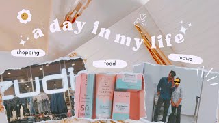 A day in my life 💕  Airport ✈️  Mall 🏢  Shopping 🛍️  Food 🍛  Skincare 💙 [upl. by Naamann]