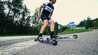 Solo io un paio di skiroll e la Val di Fiemme come sfondo [upl. by Hakkeber136]