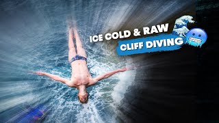 Raw and Rugged Cliff Diving Adventure in Northern Ireland 🥶 [upl. by Philipines]