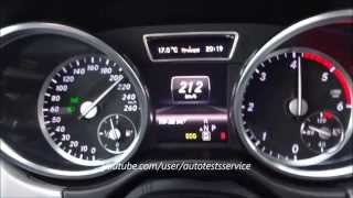 Mercedes ML250 CDI W166 0100 0200 0210 vmax Beschleunigung Tachovideo Test [upl. by Ahsenaj793]