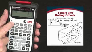 How to Calculate Simple and Rolling Offsets  Pipe Trades Pro [upl. by Aynodal]