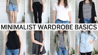 10 MINIMALIST WARDROBE BASICS  versatile amp minimal clothing essentials [upl. by Anne-Corinne]