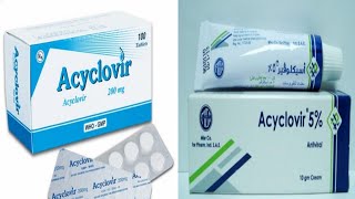 Aciclovir tablet uses  side effects and warning and acyclovir ointment uses [upl. by Johnathon]