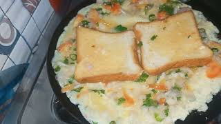 Simple Bread omelette recipe bread omelette recipe Indian style bread omelette recipe [upl. by Sawyor]