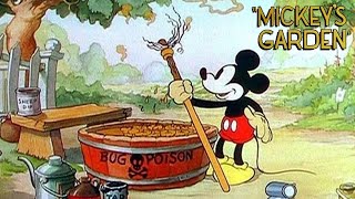 Mickeys Garden 1935 Disney Cartoon Short Film  Mickey Mouse  Review [upl. by Mareah790]