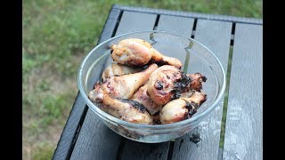 Comment cuire des pilons de poulet sur charbon de bois 🍗 [upl. by Eyeleen357]