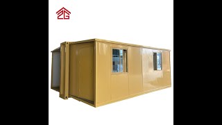 28m2 small Expandable Container House [upl. by Blatman]