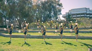 UCSD Dance Team  quotBlue and Goldquot Cheer [upl. by Adne]