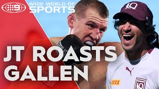 JT sledges cockroach Gallen  Wide World of Sports [upl. by Erialc]