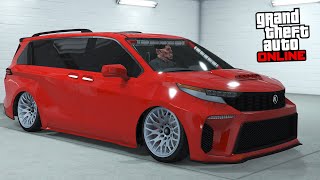 GTA 5 Online  Karin Vivanite Toyota Sienna  DLC Vehicle Customization [upl. by Charlean]