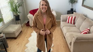 Fuzzy Fleece Womens Coat Review [upl. by Inalaehak]