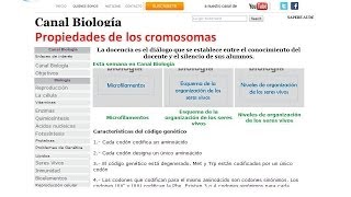 Propiedades de los cromosomas [upl. by Peddada]