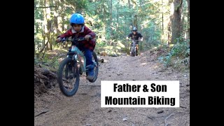 Father amp Son Mountain Biking in Squamish [upl. by Nodaj]