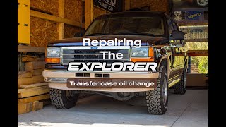 1993 Ford Explorer  Transfer case oil change [upl. by Ensign]