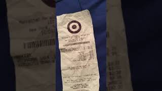 Target Receipt For Oct 3 2022 [upl. by Bala]