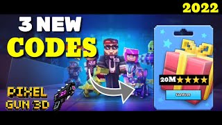 3 New Promo Code For Pixel Gun 3d June 2022  PG3D June Codes  Pixel Gun 3d Codes [upl. by Etnomaj]