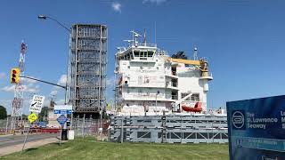 Lock 8 of Welland Canal in Port Colborne Ontario Canada 4K [upl. by Zindman]