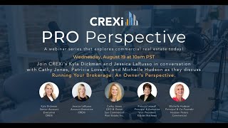 PRO Perspective Running Your Own Brokerage  Crexi [upl. by Studley306]