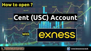 How to open Cent Account in Exness  MT5  Forex Copy Trading  Metatrader  Botaverse  EA [upl. by Marou]