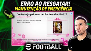 MANUTENÇÃO DE EMERGÊNCIA VOCÊ NÃO PODERÁ RESGATAR O VINICIUS JÚNIOR NO EFOOTBALL 2025 MOBILE [upl. by Knowling]